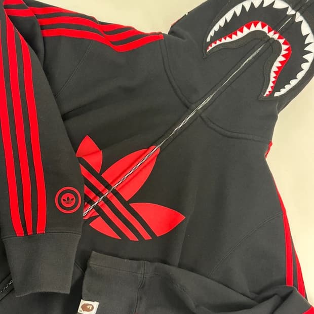 베이프 아디다스 샤크후드 L