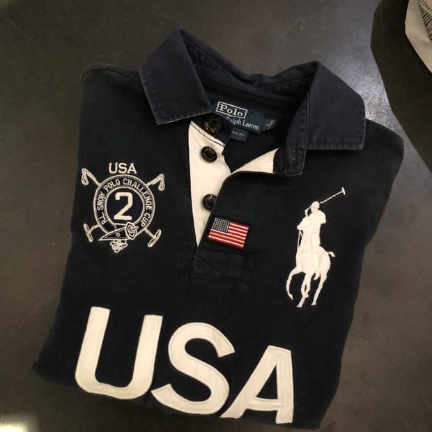 폴로 랄프로렌 빅포니 미국 럭비티