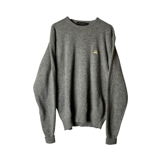 [Brooks Brothers] 브룩스브라더스 로고 램스 울 니트