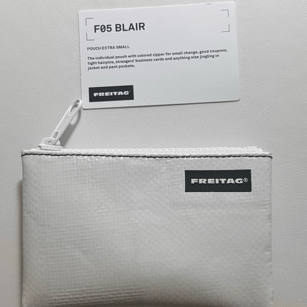 프라이탁 블레어 파우치 f05 blair 올흰 화이트