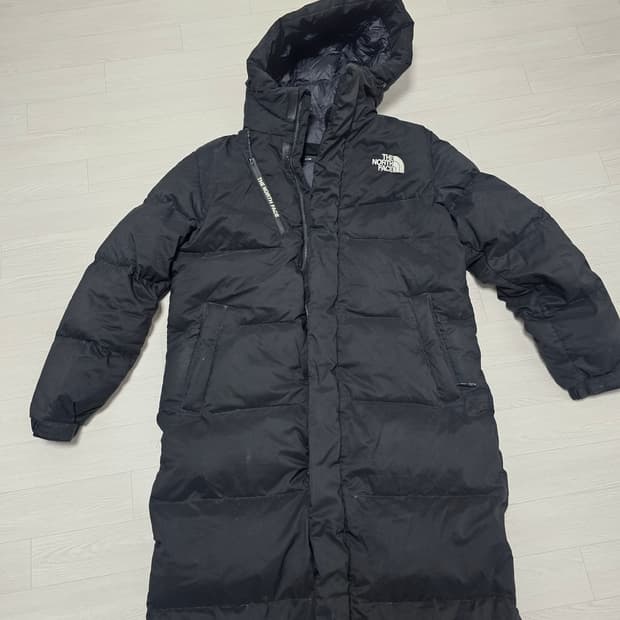 노스페이스 에어다운 롱패딩 100