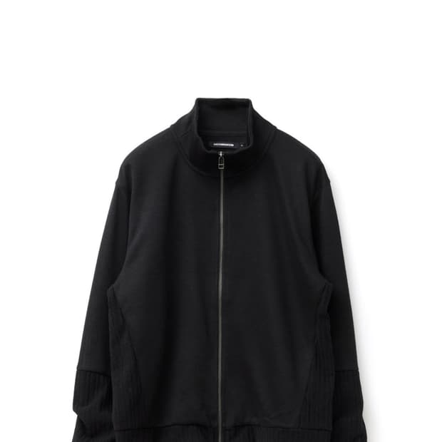 해칭룸 Double Sleeve Track Cardigan Black 5