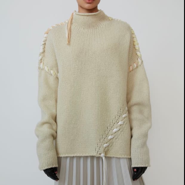 아크네스튜디오 Kaneta 레이싱 오버사이즈 니트 스웨터