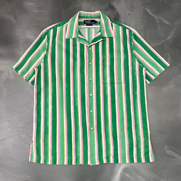  폴로랄프로렌 스트라이프 하프 셔츠 y16131