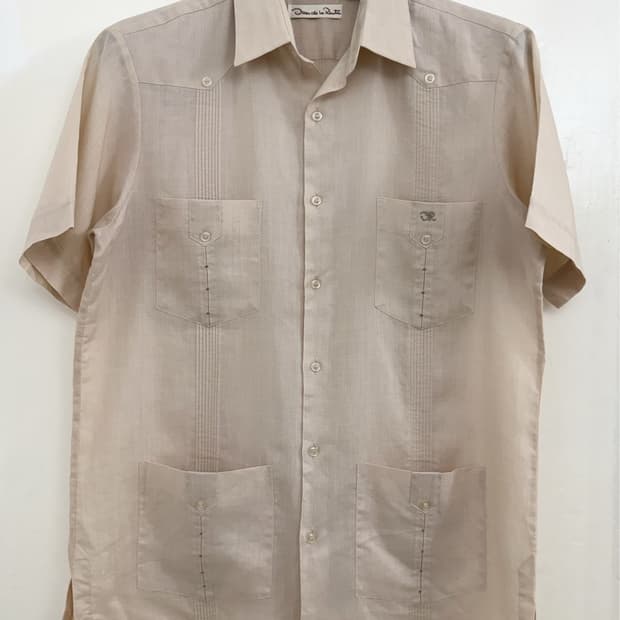 Vintage Oscar de la Renta Guayaber Shirt