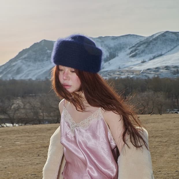 프레클 메이드 레이스 새틴 캐미솔 핑크