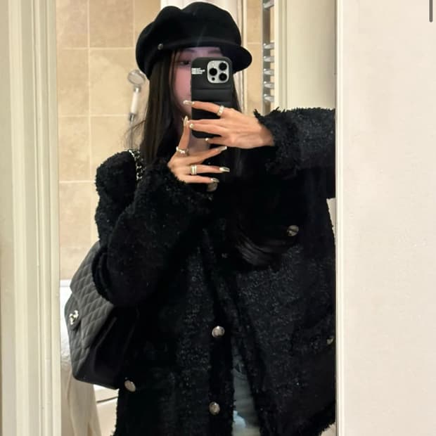Antique Tweed Jacket (black)