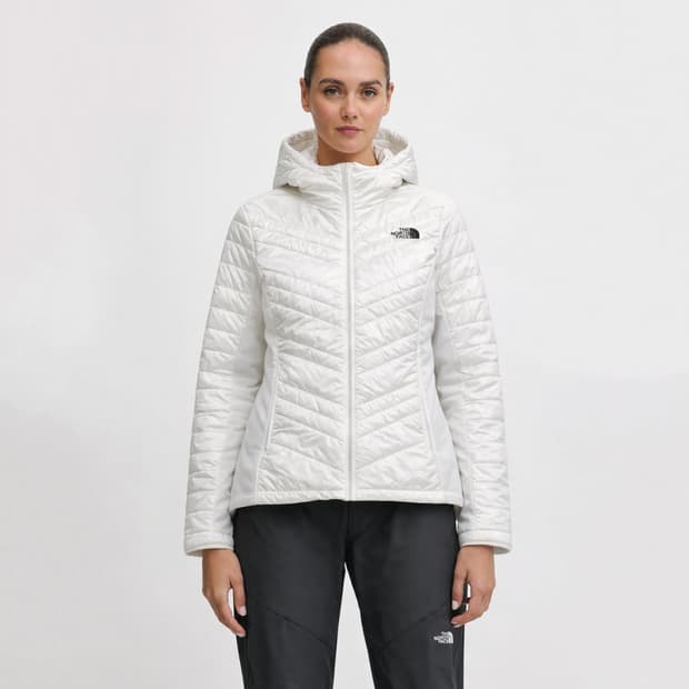 노스페이스 화이트 경량 패딩 - L    