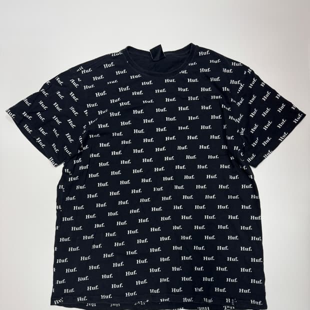 허프 HUF 로고 플레이 오버핏 반팔 티셔츠 2XL