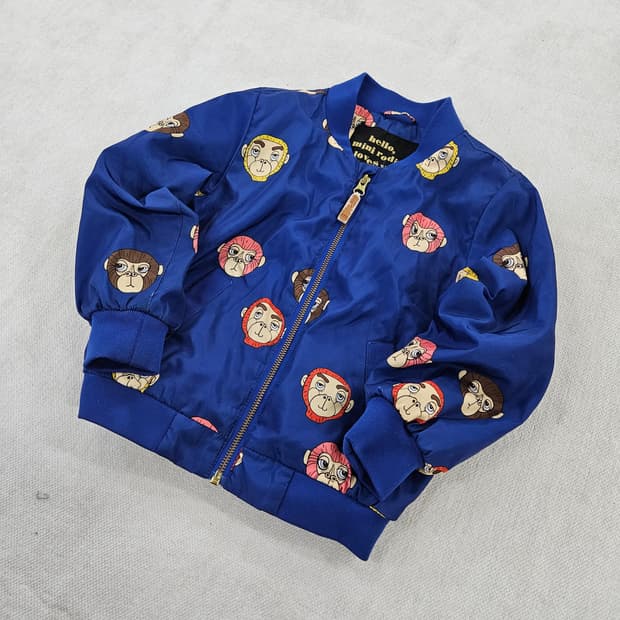 [110] 미니로디니 키즈 몽키 야구점퍼 0121Y1