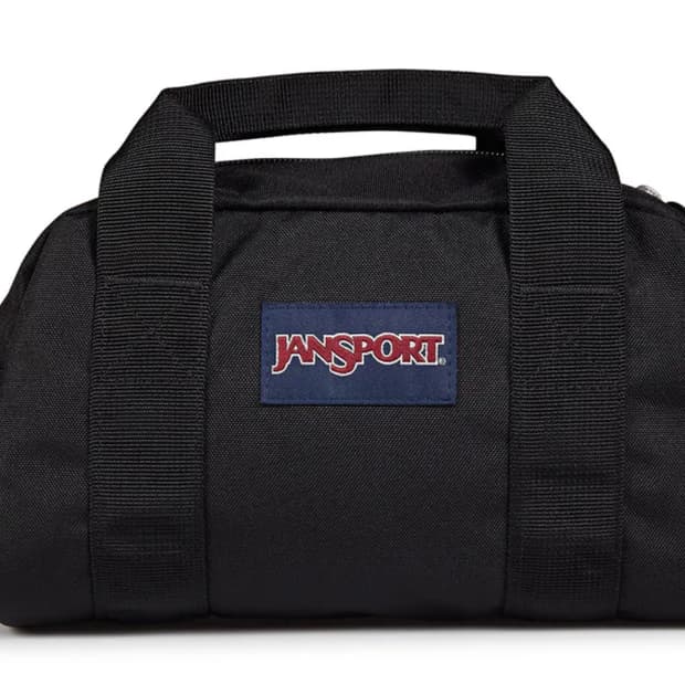 (새상품) 잔스포츠 미니 더플백 블랙