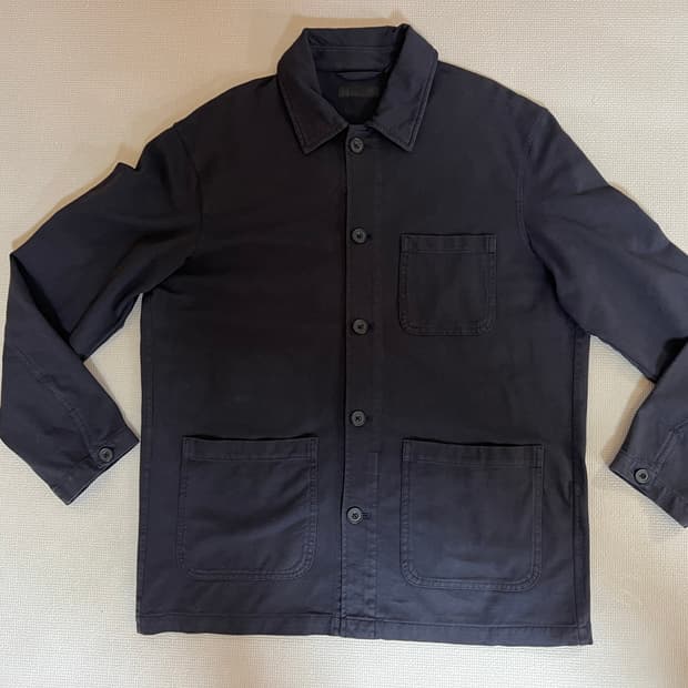 유니클로 워크 셔츠 자켓(네이비) XL
