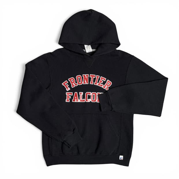 러셀애슬레틱 블랙 후드티