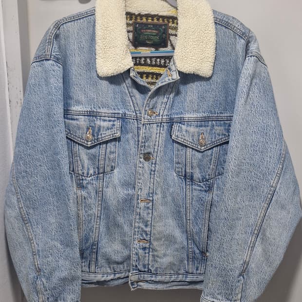 80~90년대 big john 셰르파 자켓