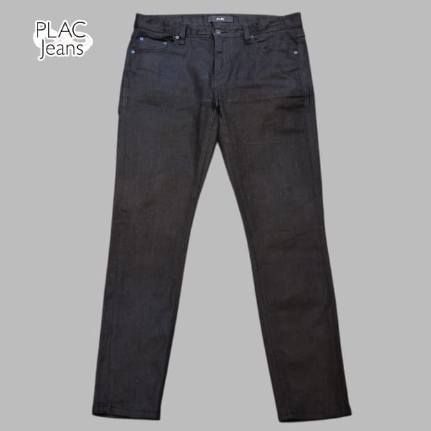 34인치 플랙진 KURZ 슬림핏 블랙진 