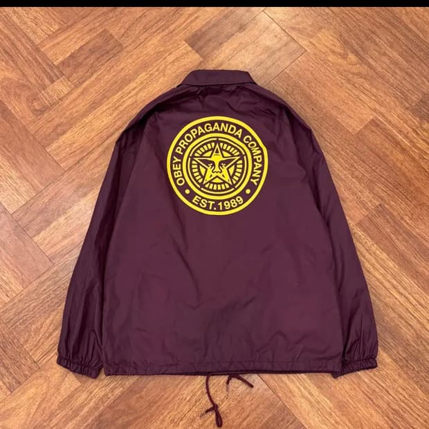 오베이 버건디 자켓