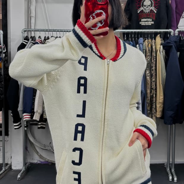 팔라스 버트 니트 집업