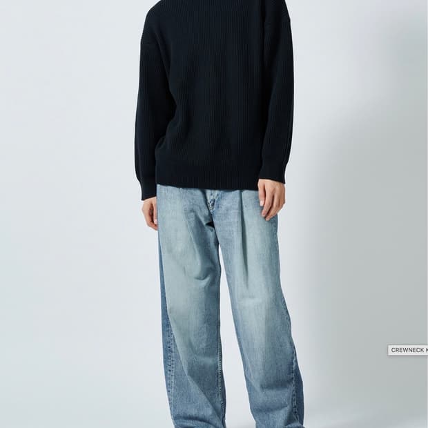 N.HOOLYWOOD CREWNECK KNIT BLACK