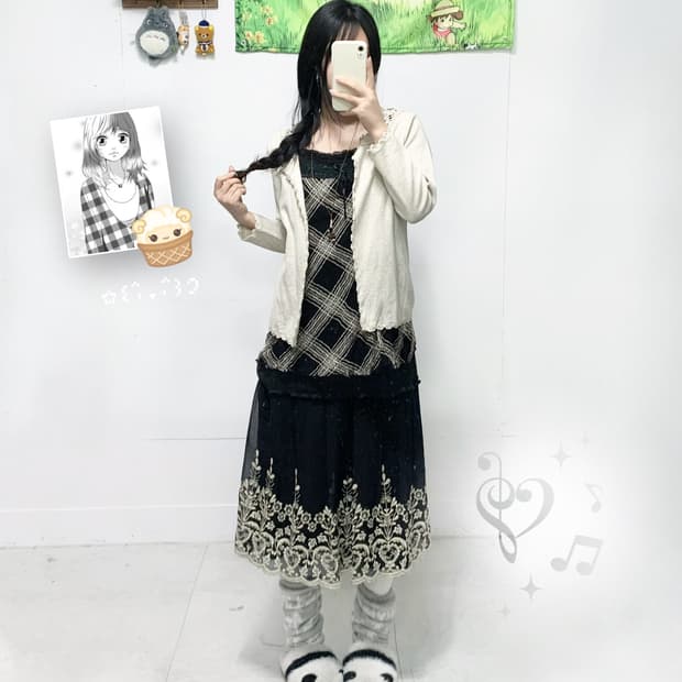 ꒰ঌ 바닐라 쿠앤크 모리걸 세트 ໒꒱