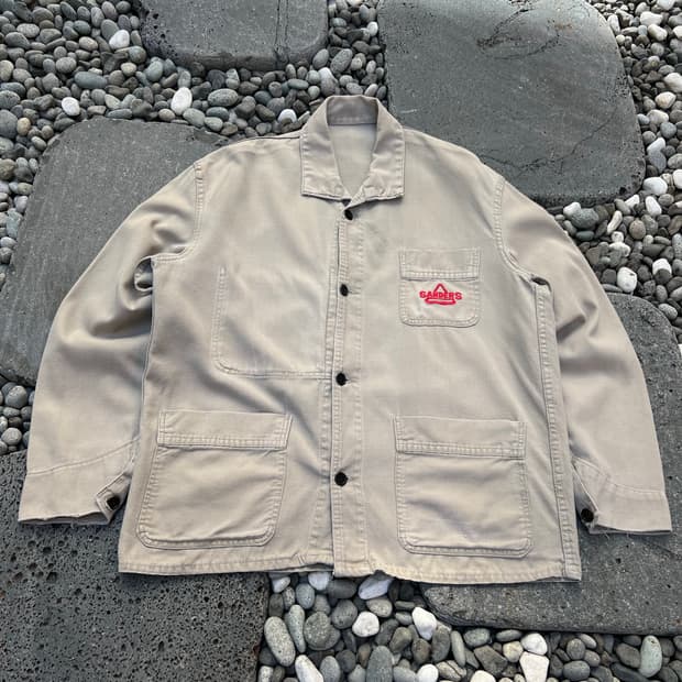 OLD VINTAGE FRENCH BEIGE WORK 빈티지프렌치워크자켓