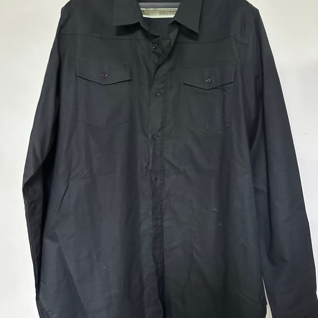 Off-White 블랙 셔츠 L