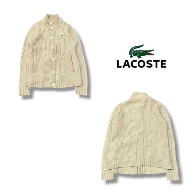  라코스테 집업 가디건 y14090