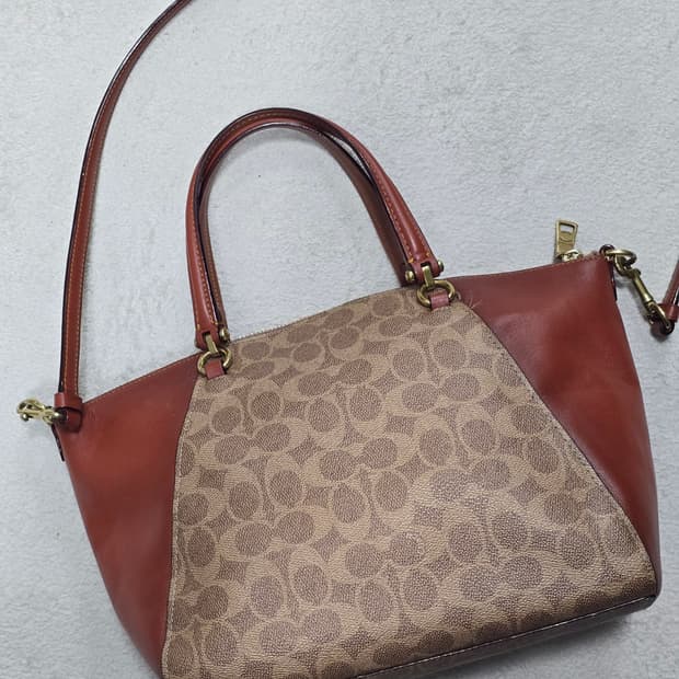 Coach 코치 프레리 사첼 인 시그니처 캔버스 투웨이 백