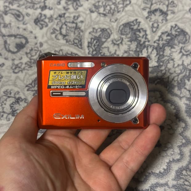 카시오 엑슬림 EX-S500 빈티지 디지털 카메라