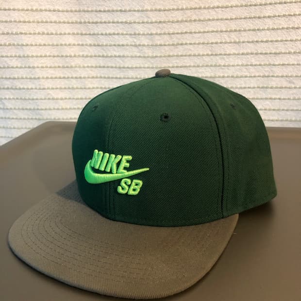 나이키 sb 스케이트보드 스냅백 그린