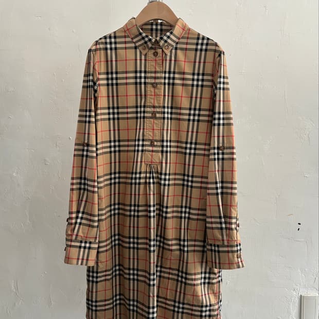 Burberry 버버리 노바체크 셔츠 원피스