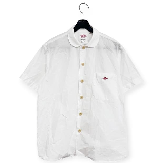 DANTON 단톤 화이트 반팔 셔츠