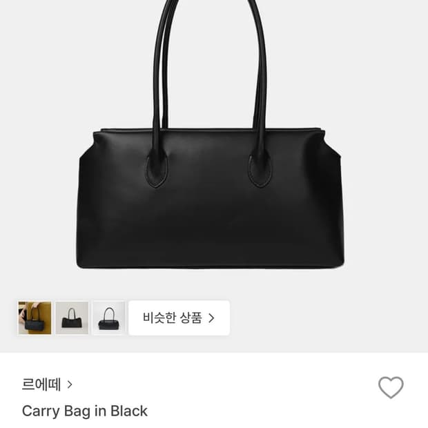 르에떼 캐리백 carry bag 다크브라운