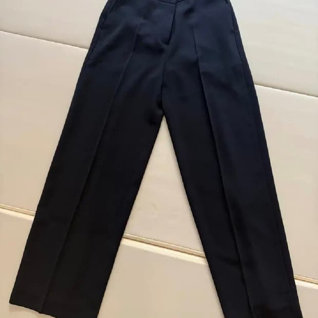 마쥬 여성 와이드 슬랙스 네이비 1사이즈