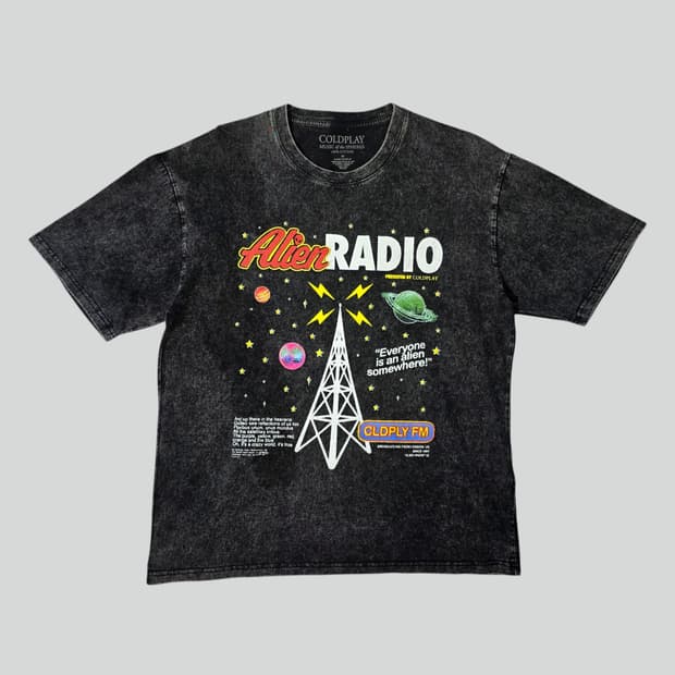 [M]콜드플레이 Alien Radio 티셔츠