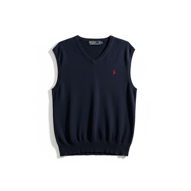 폴로 랄프로렌 니트 베스트 네이비 M