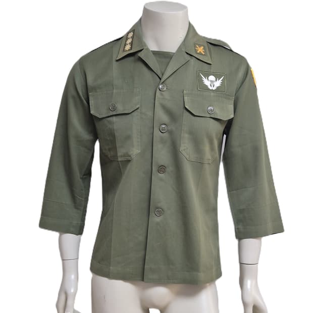 육군 구형 수방사 포병 대령 민무늬 전투복 상의 자켓 (S)