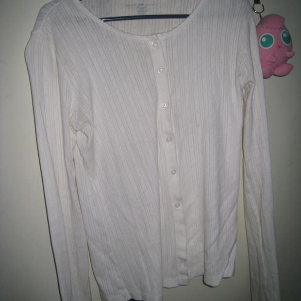 브랜드 멜빌 화이트 빈티지 가디건