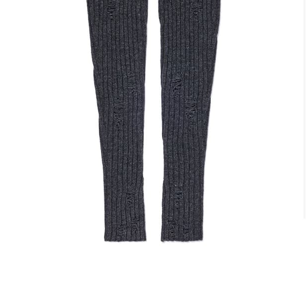 오픈와이와이 레그워머 차콜 새상품