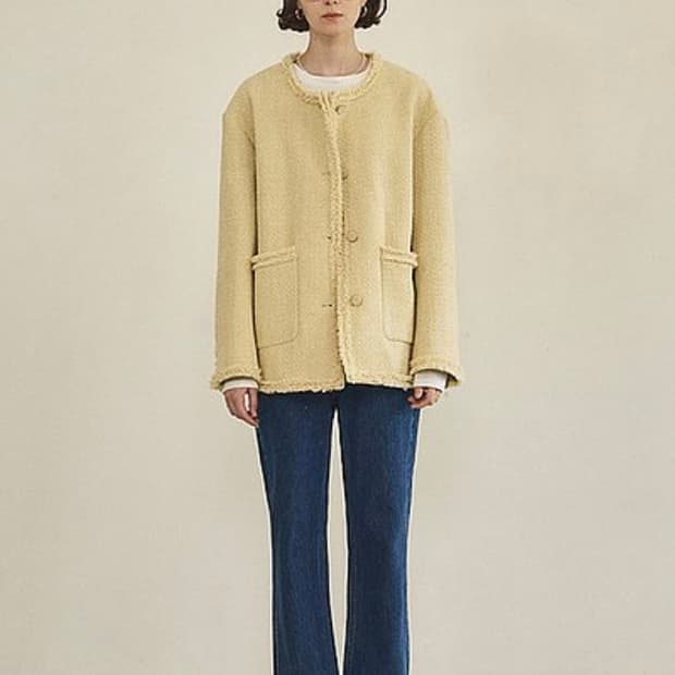 반원아뜰리에 트위드 옐로우