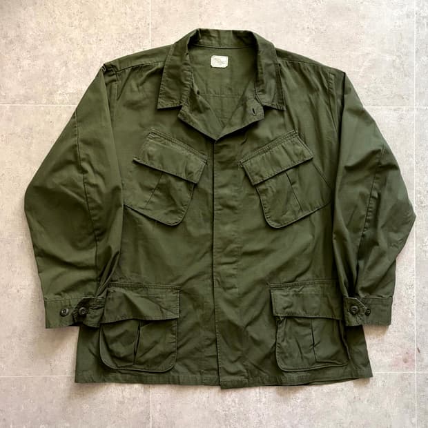 70's 미군 오리지널 정글 퍼티그 자켓 L-S 데드스탁