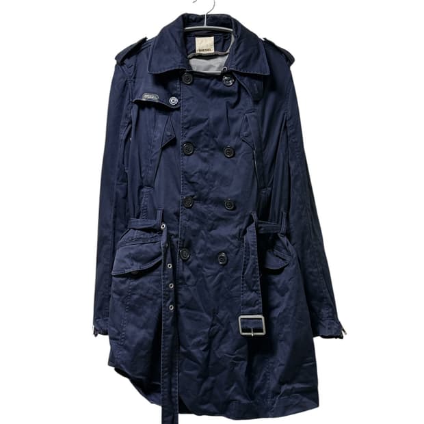 DIESEL 디젤 네이비 트렌치코트 M