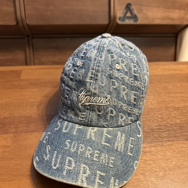 슈프림 자카드 6패널 볼캡