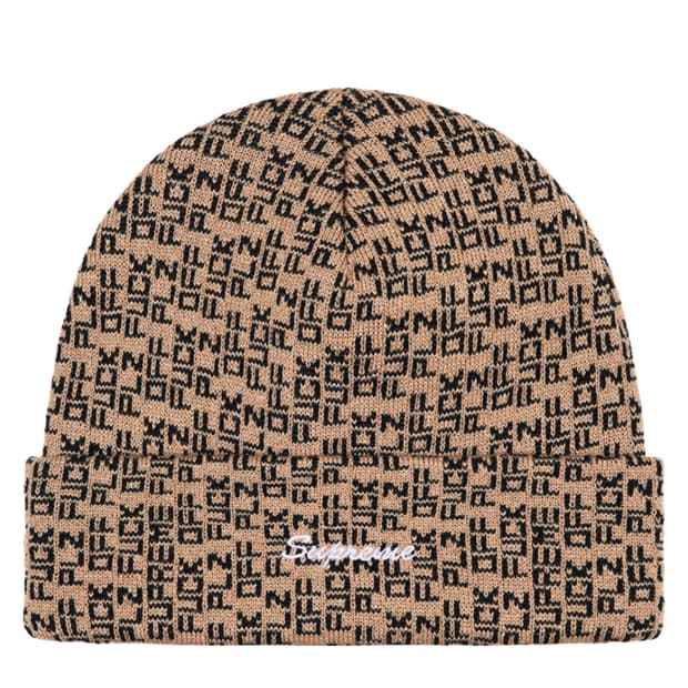 슈프림 퍽 오프 비니 탄 - 25SS