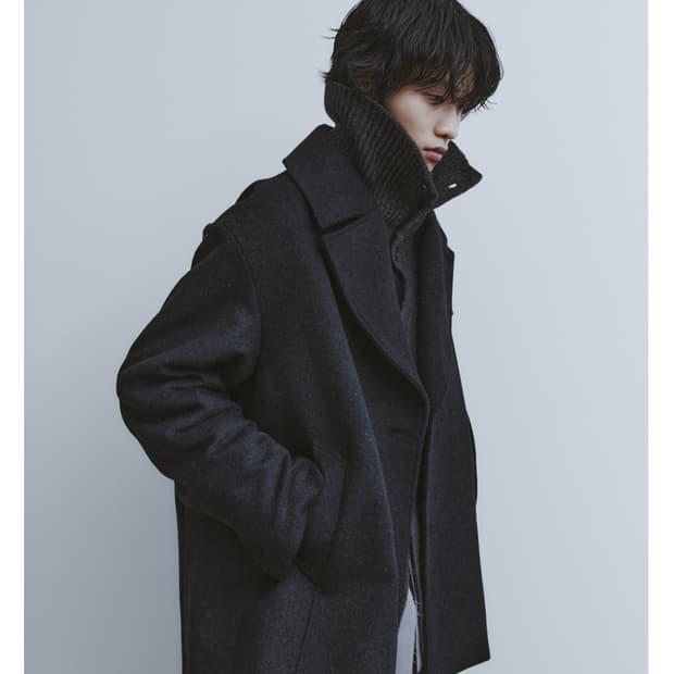 유스 피코트 차콜 M사이즈