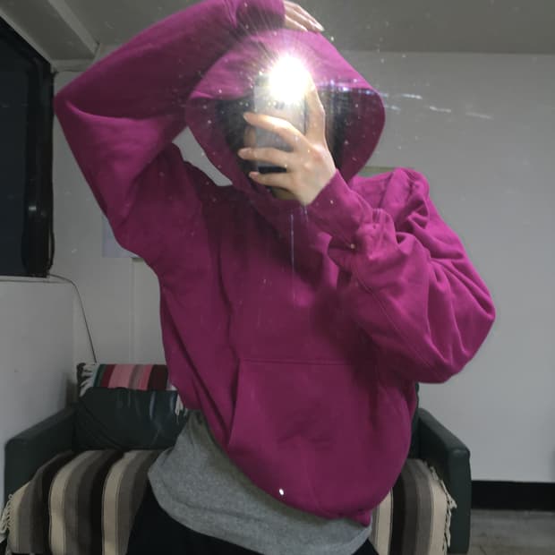 투티/A9 YZY 이지갭 딥핑크 자주색 후드티 오버핏 고퀄 !!