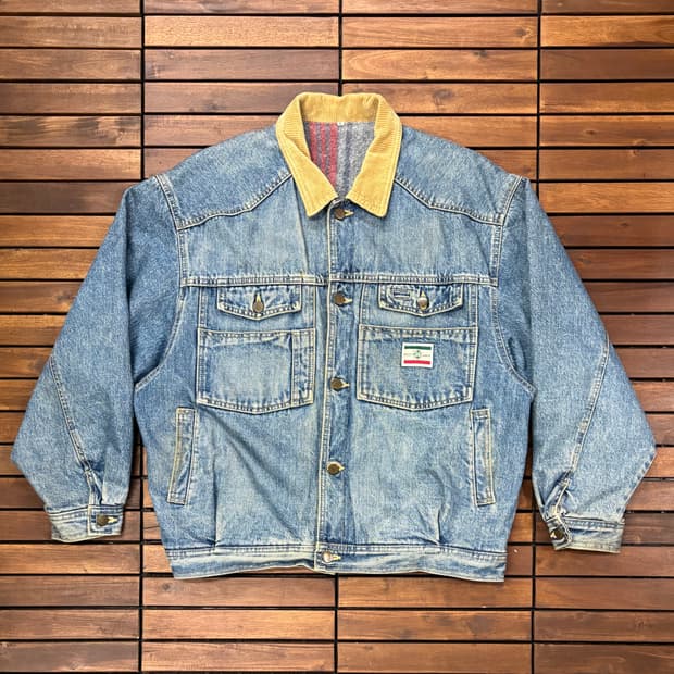 (L) 재패니즈 빈티지 트럭커 데님 자켓