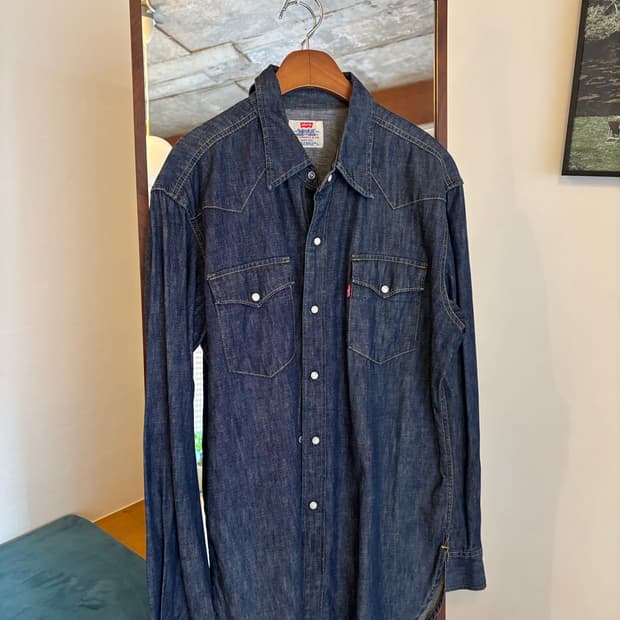 리바이스 웨스턴 데님 셔츠