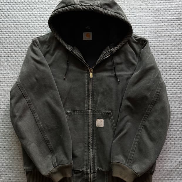 [M] 칼하트 j130 샌드스톤 덕 액티브 자켓 모스