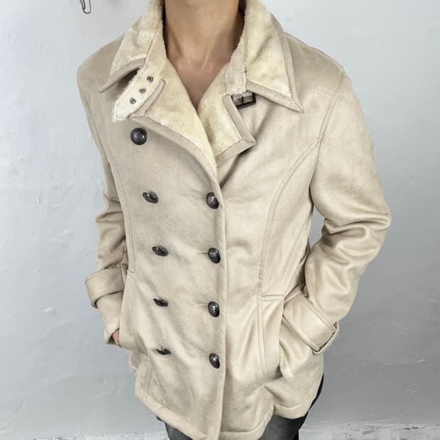 Morgan Homme Napoleon suede double breas