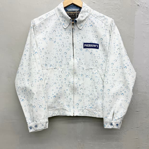 페로우즈 버블 패턴 코튼쉘 워크 자켓